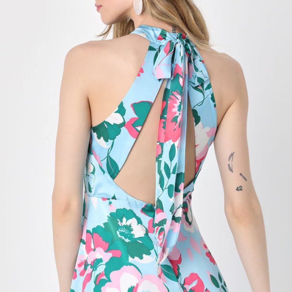 Halter Midi Dress
